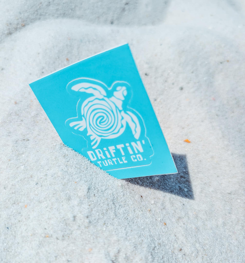 Driftin' Turtle Sticker