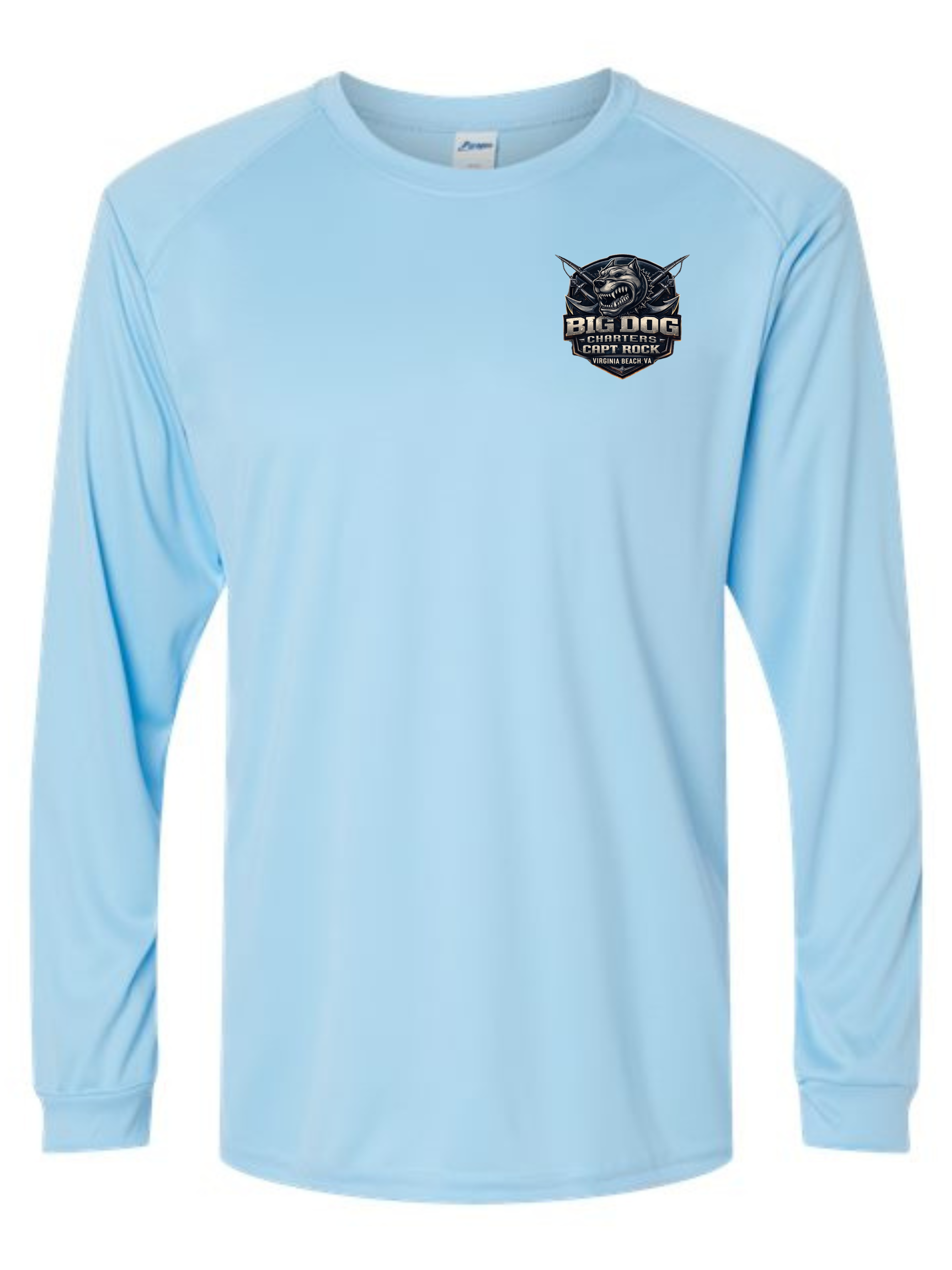 Big Dog Charters Anchor SPF 50 Fishing Shirt