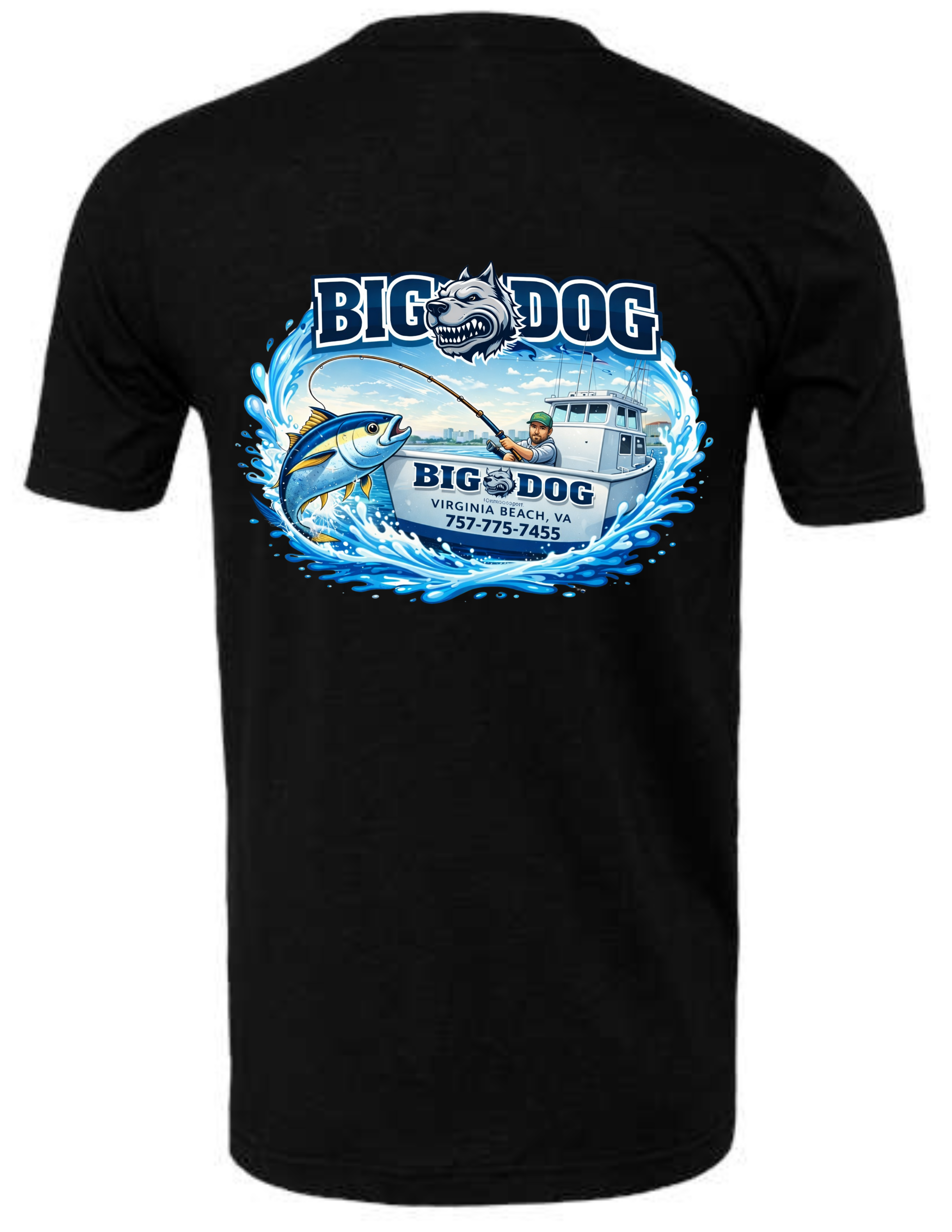 Big Dog Boat Dog Tee
