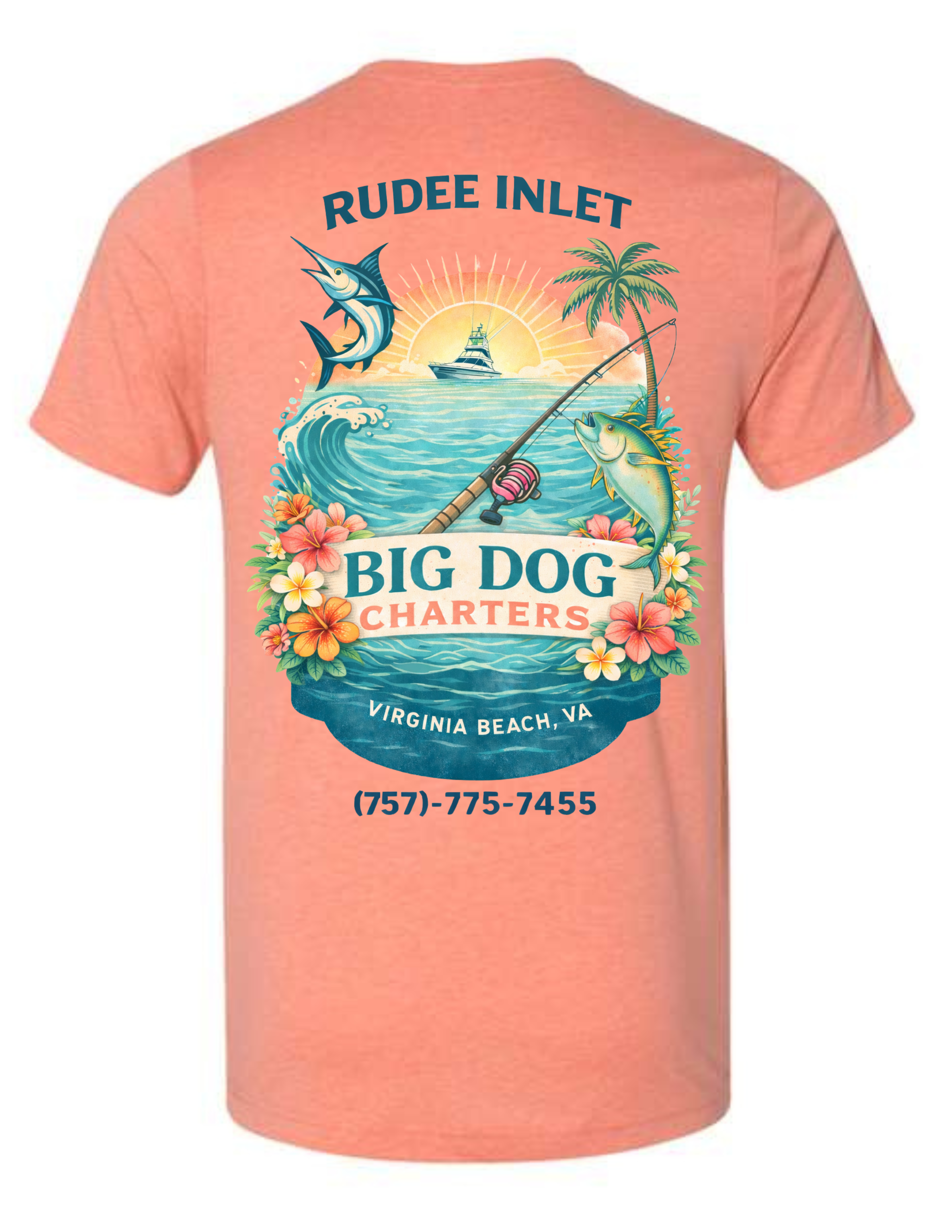 Big Dog Floral Tee