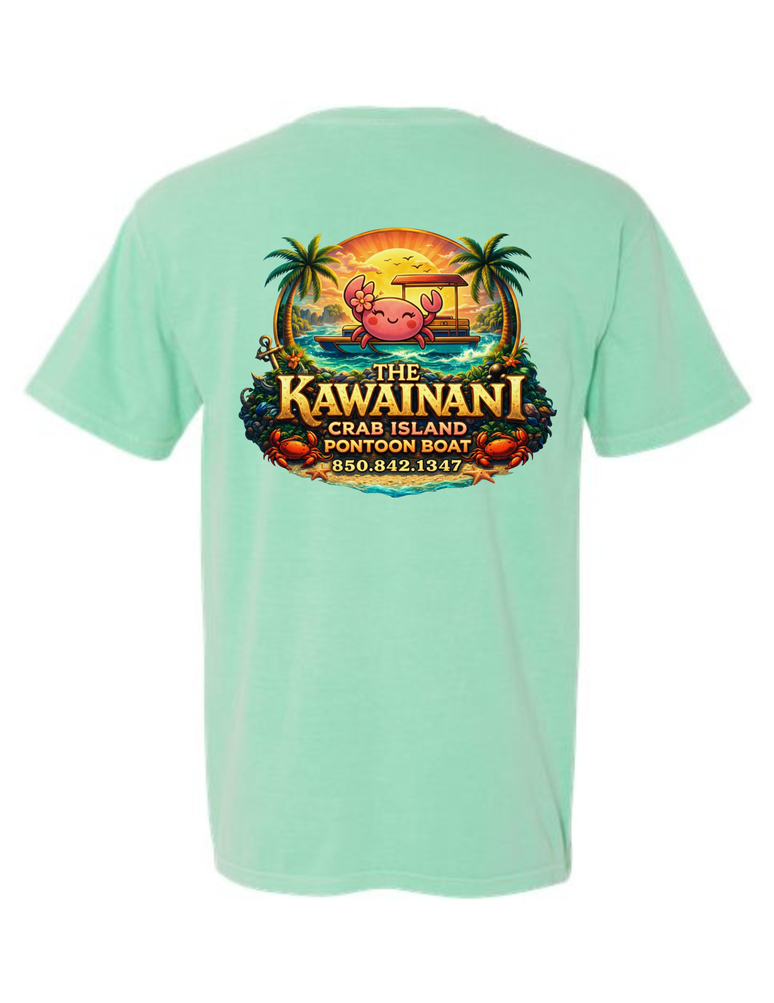 Kawainani Crab Island Tee