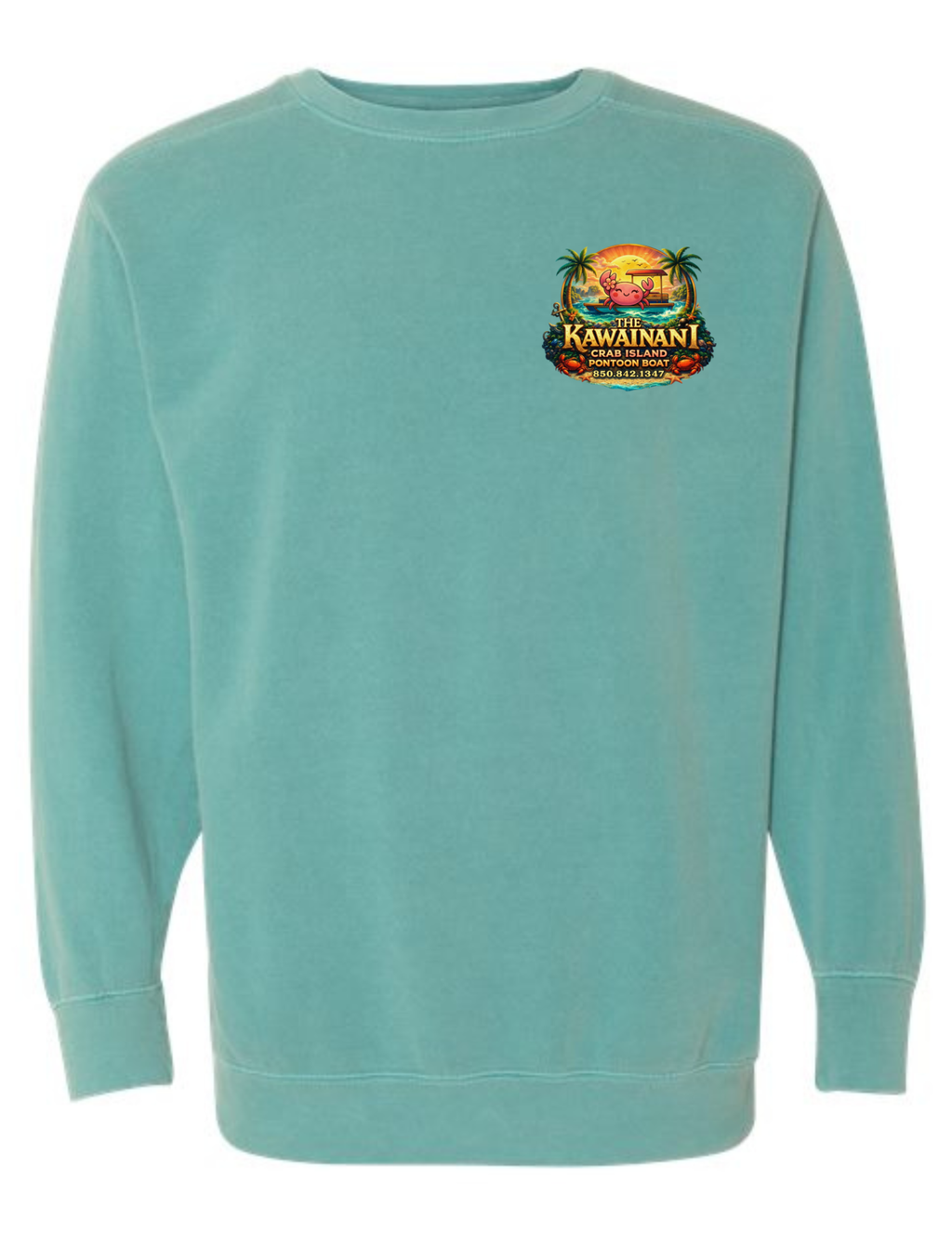 Kawainani Crab Island Crewneck