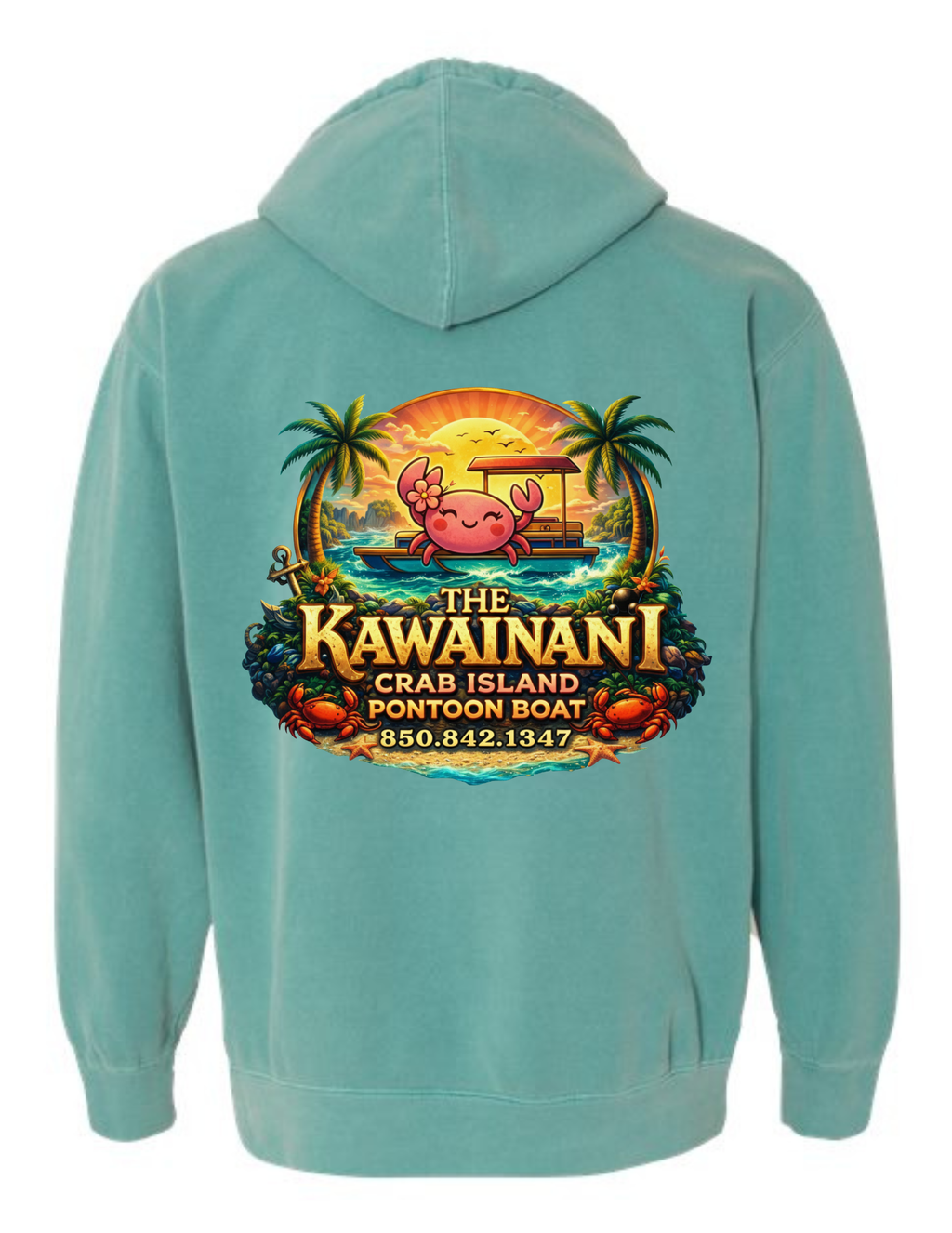 Kawainani Crab Island Hoodie