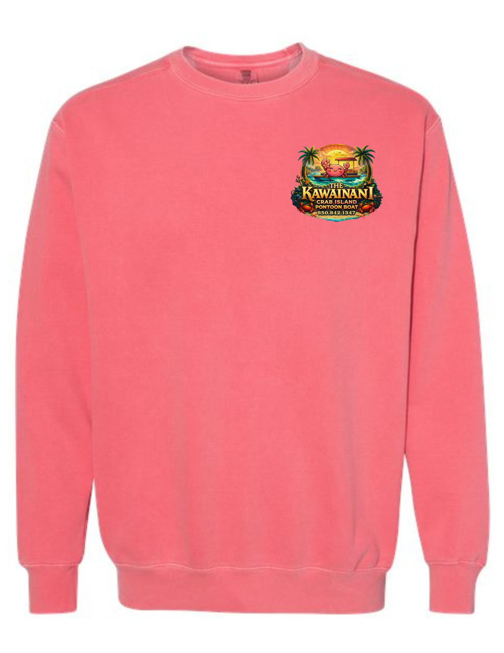 Kawainani Crab Island Crewneck