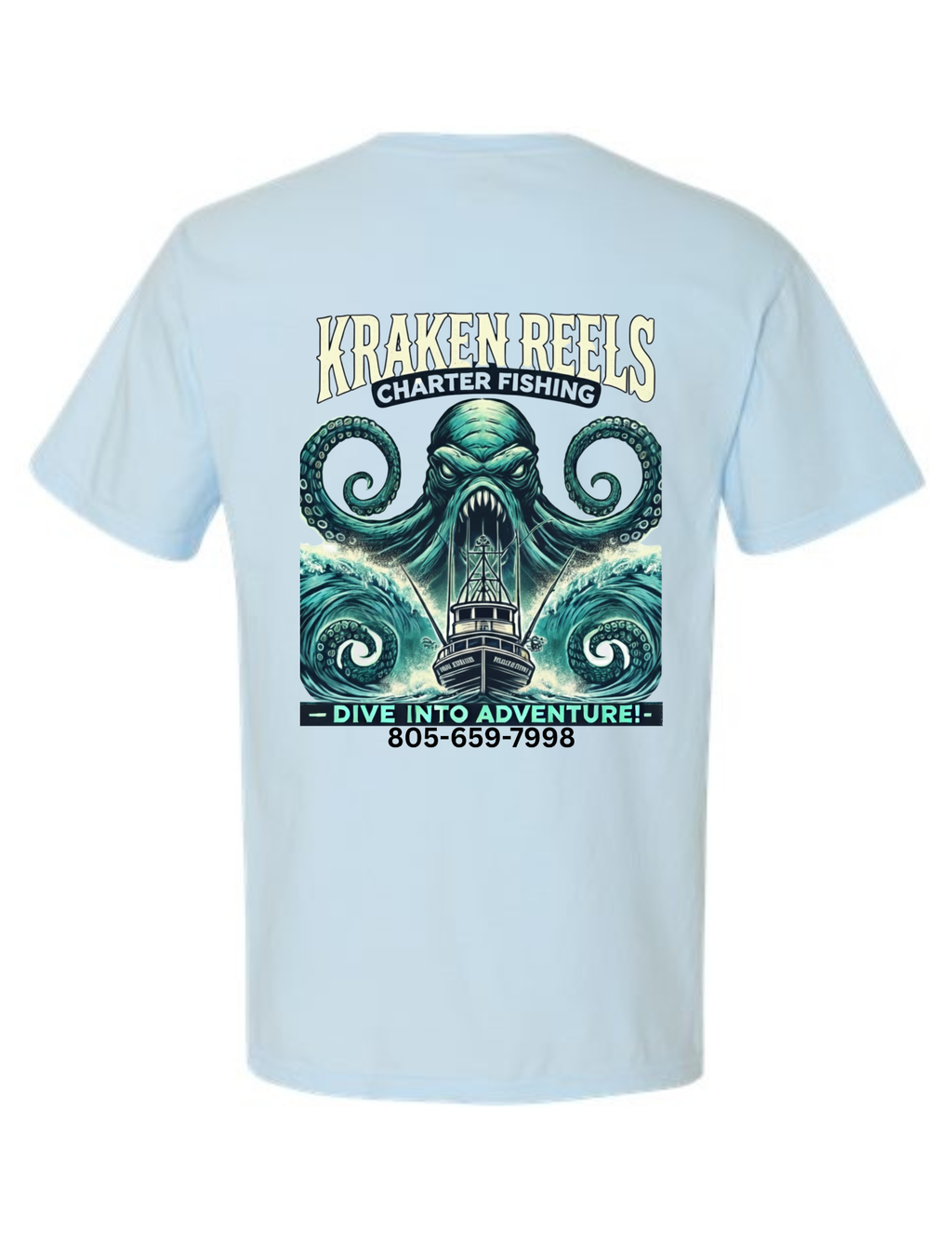 Kraken Reels Ocean Tee