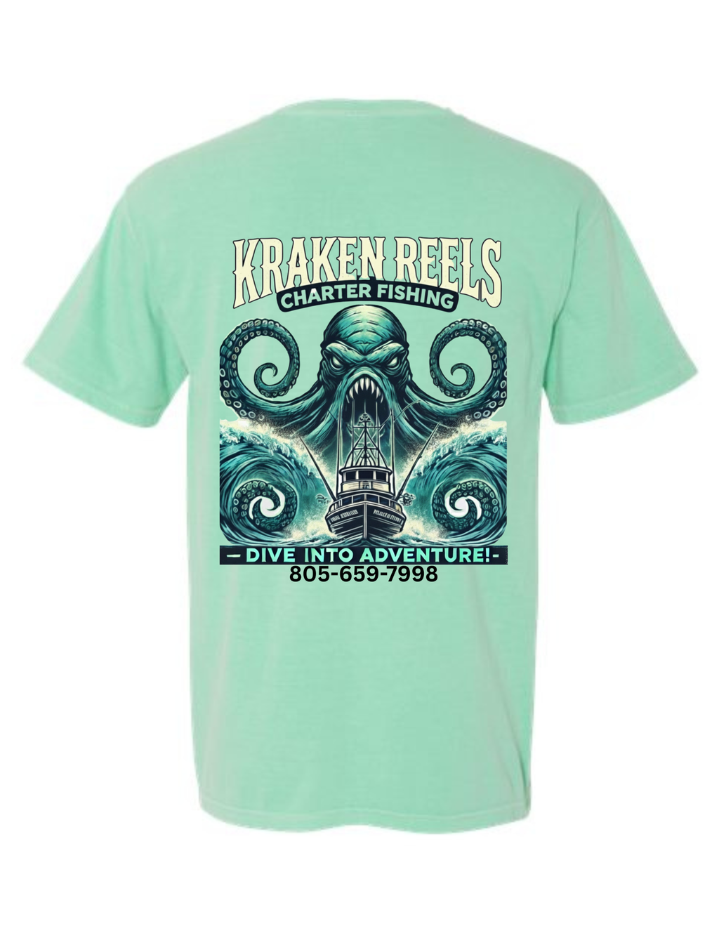 Kraken Reels Tentacle Tee