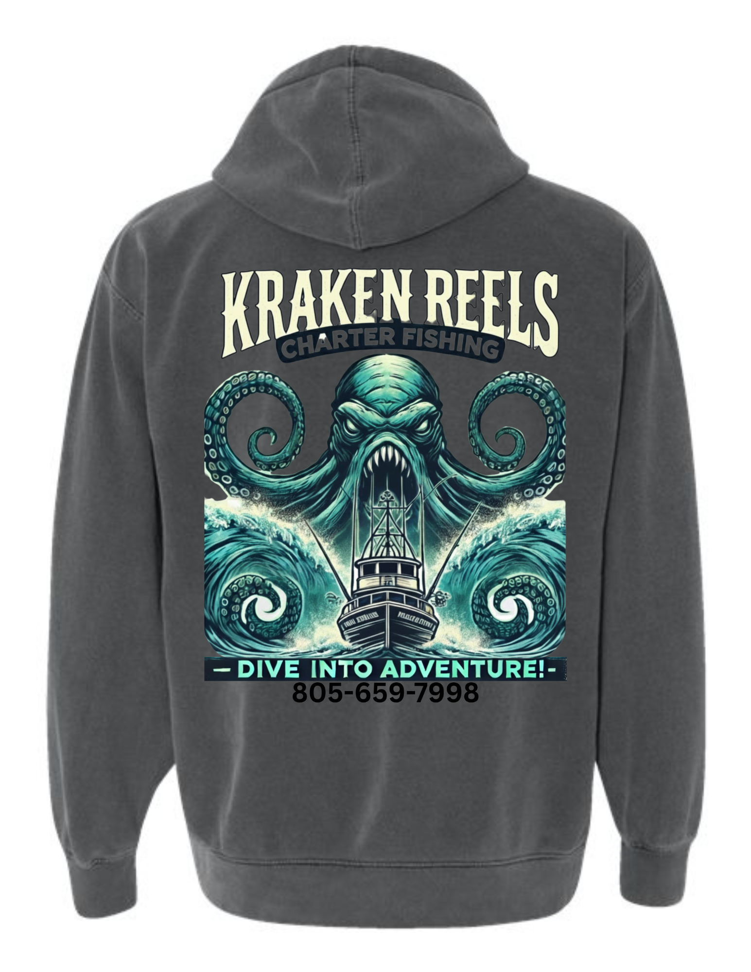 Kraken Reels Ocean Hoodie