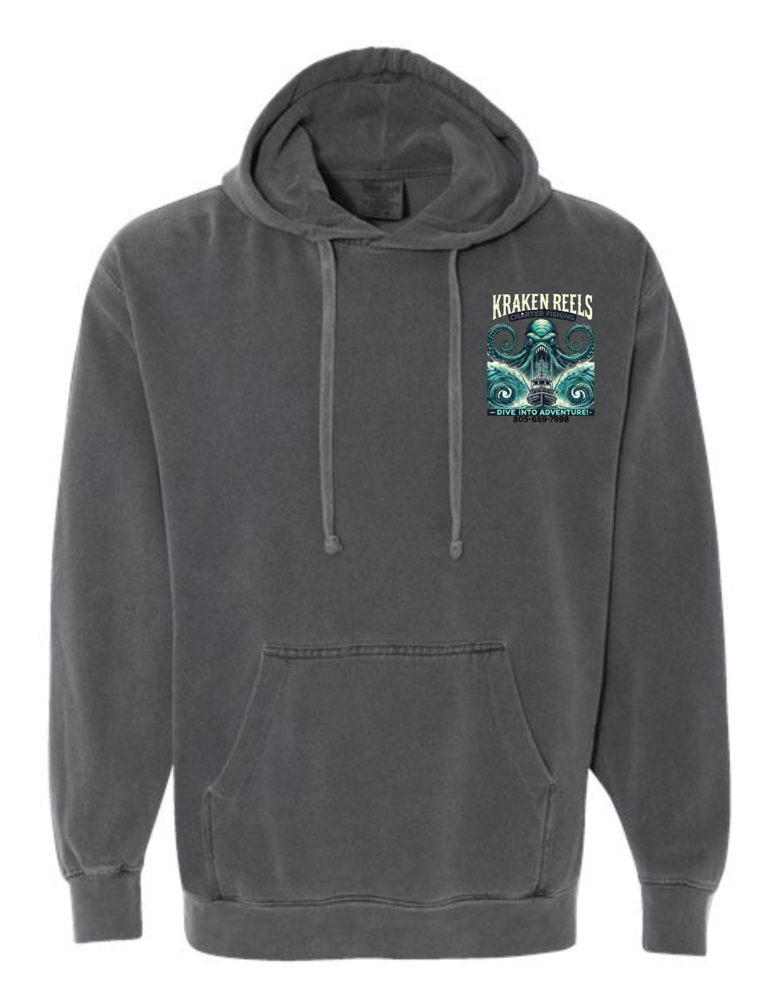 Kraken Reels Ocean Hoodie