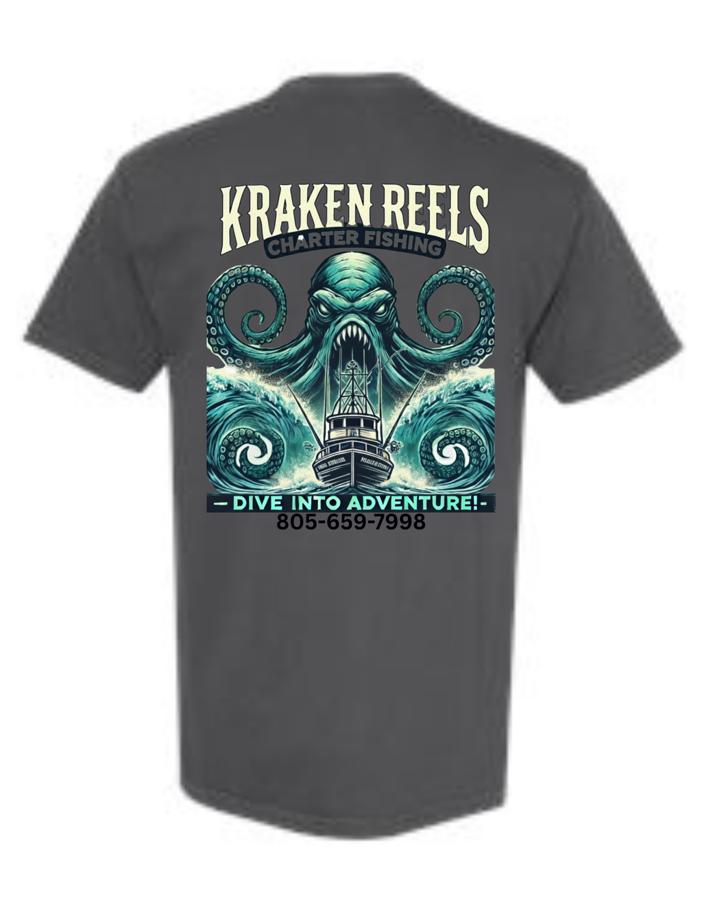 Kraken Reels Ocean Tee