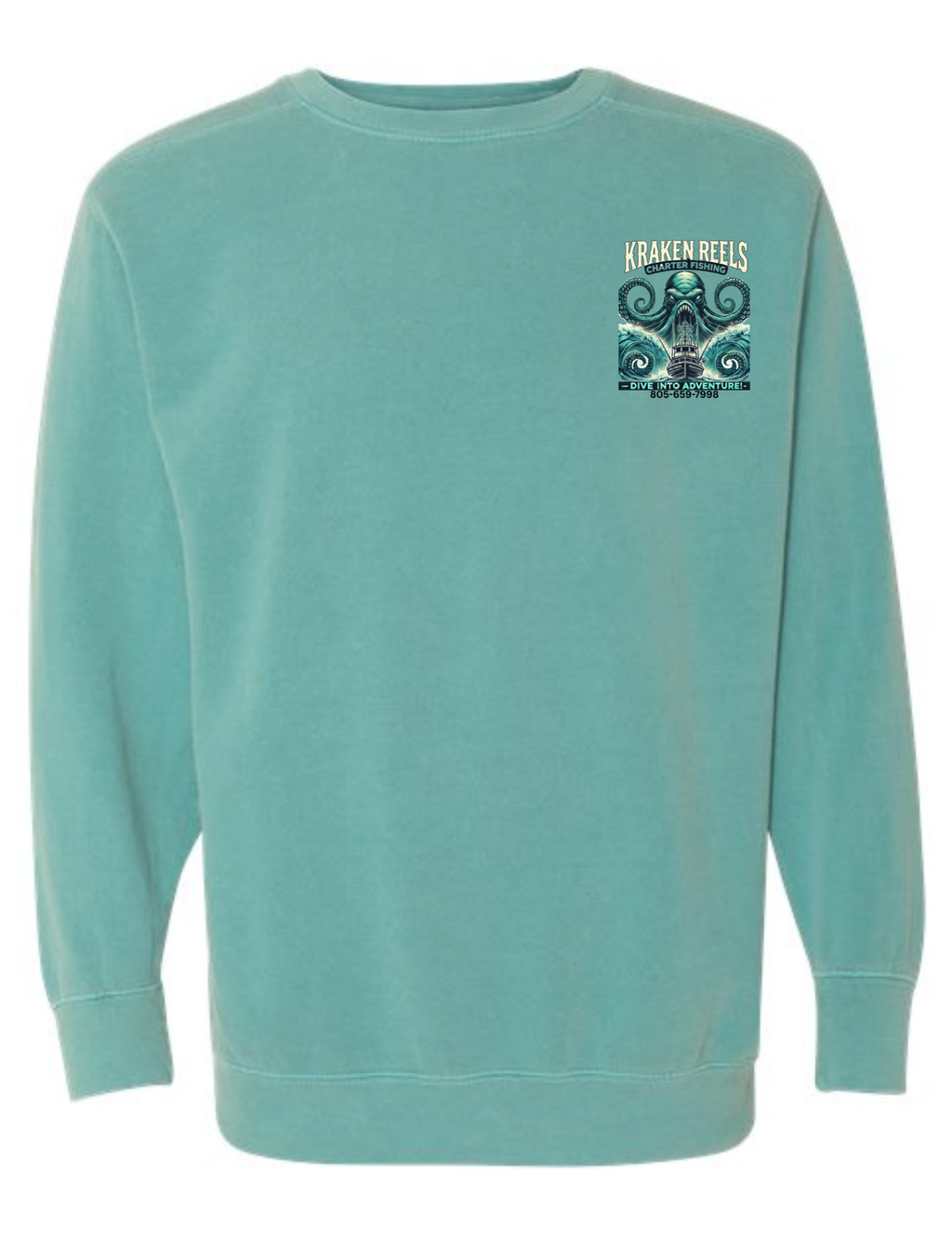Kraken Reels Ocean Crewneck