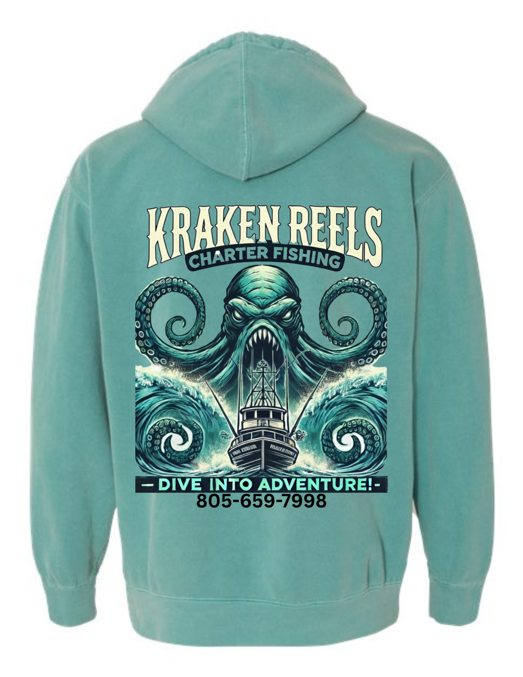 Kraken Reels Ocean Hoodie