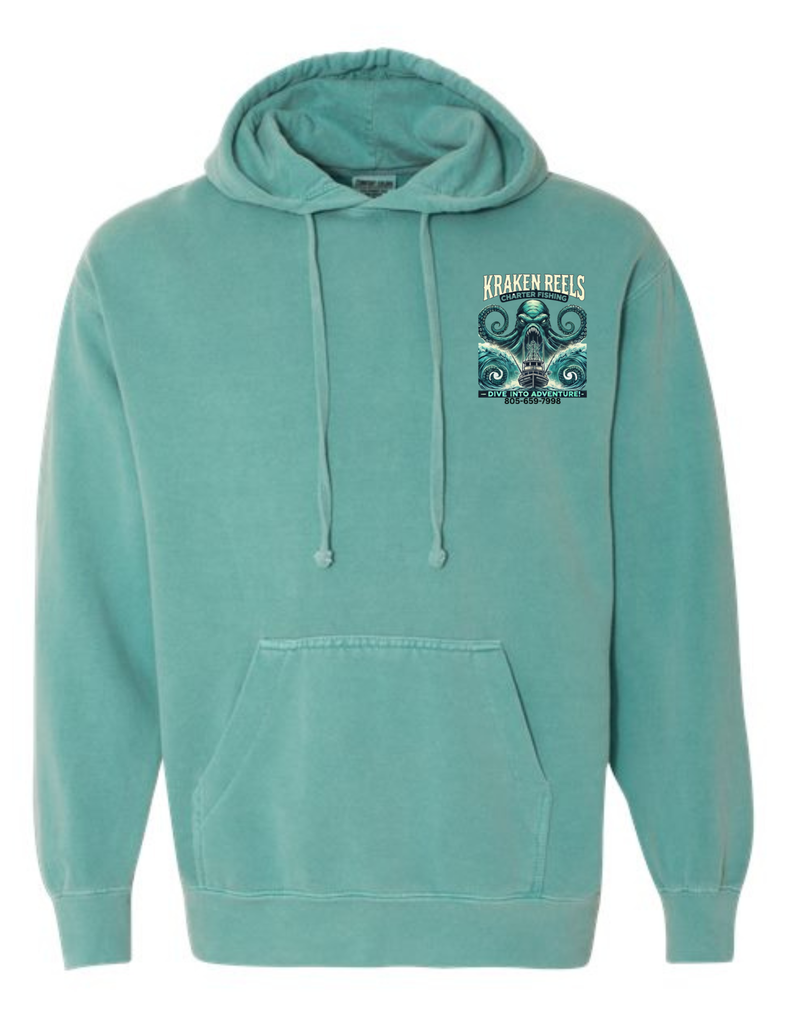 Kraken Reels Ocean Hoodie