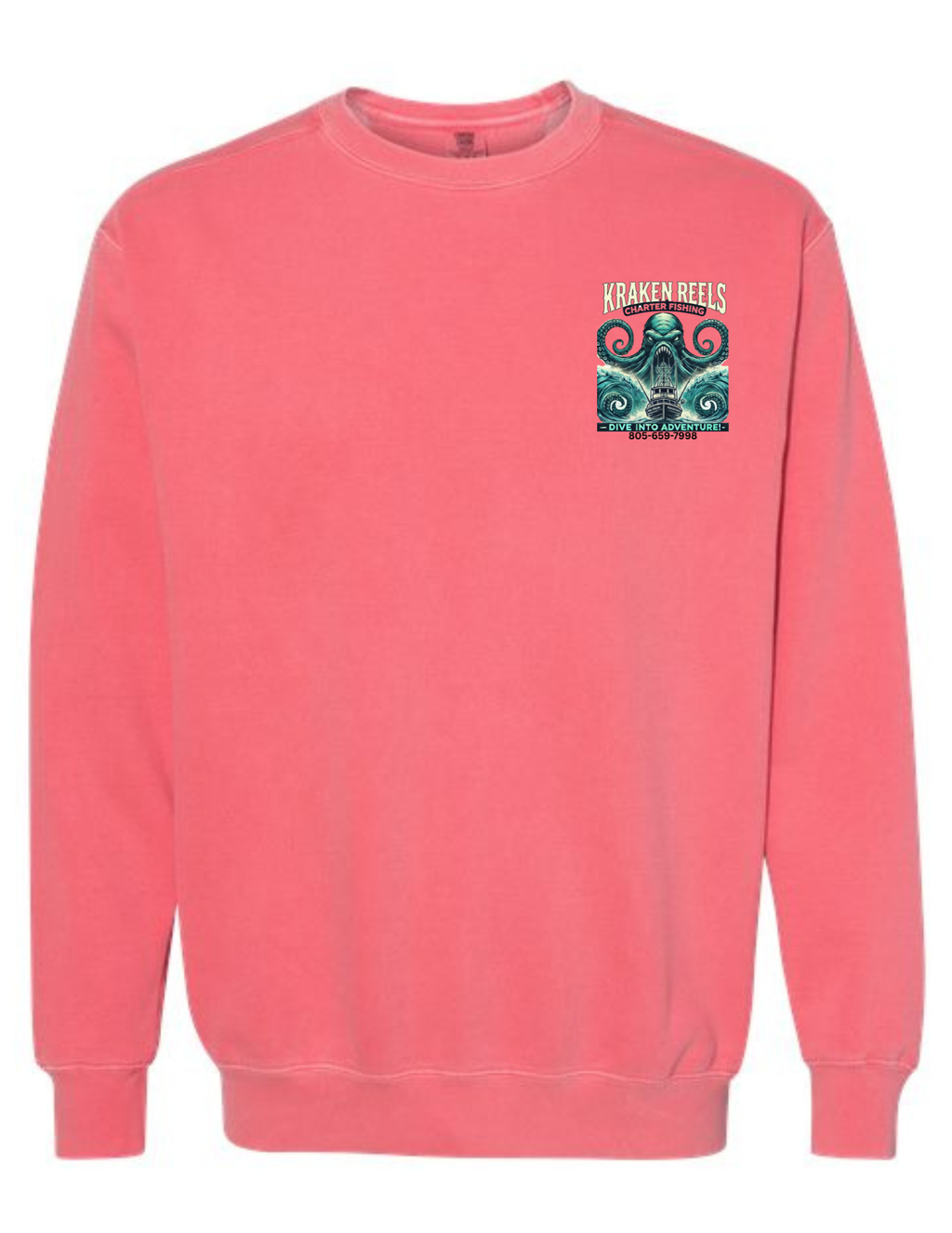 Kraken Reels Ocean Crewneck