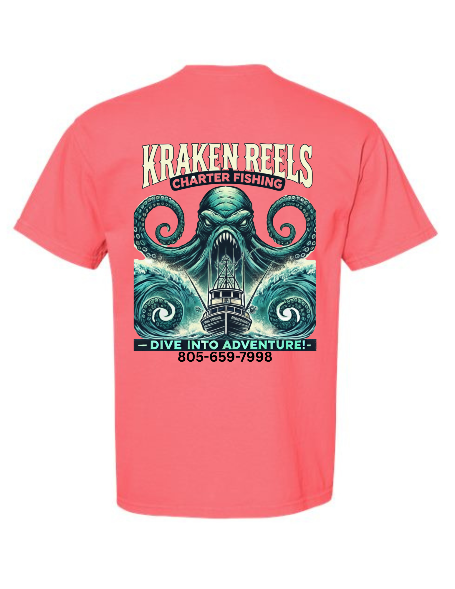 Kraken Reels Ocean Tee