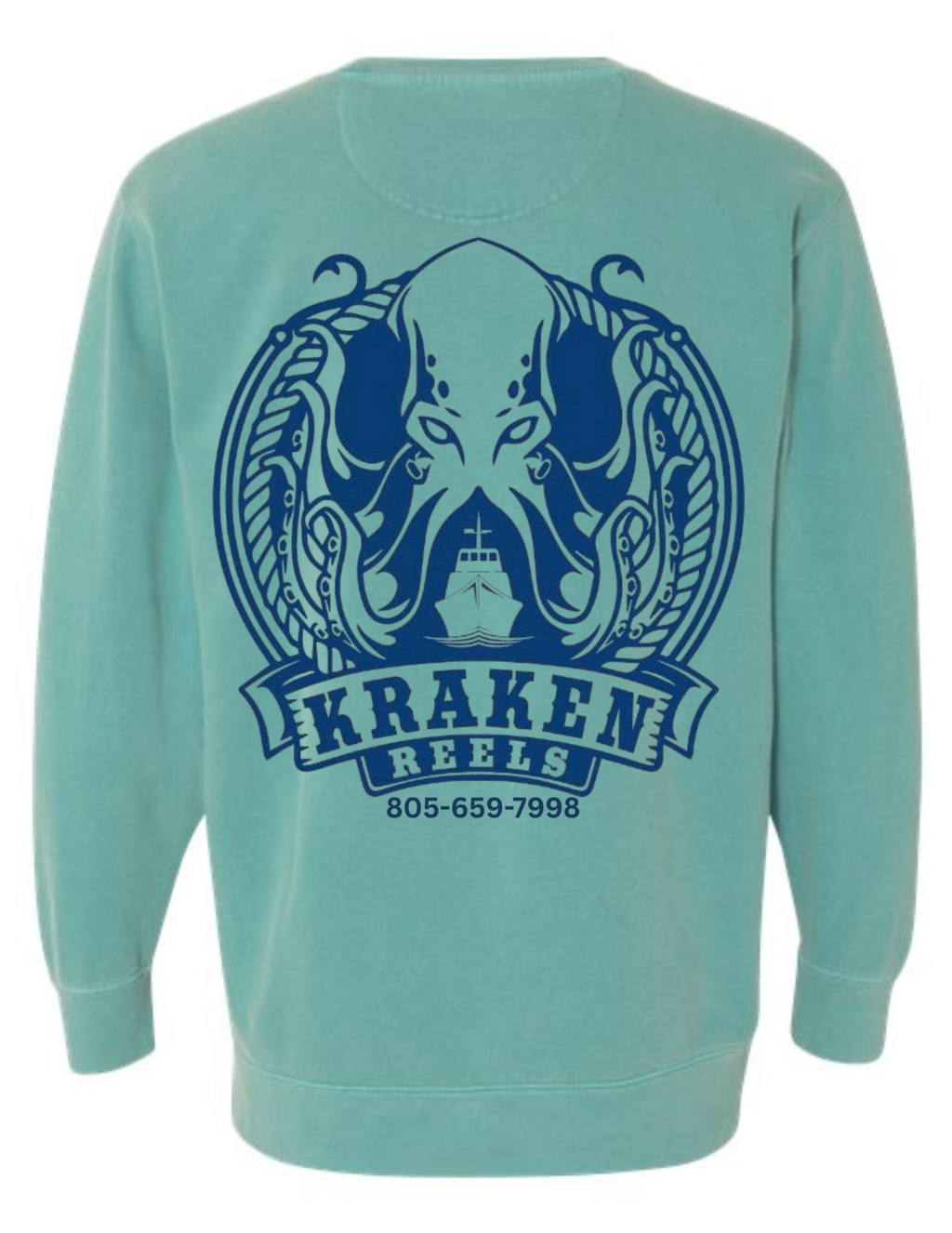 Kraken Reels Octopus Crewneck