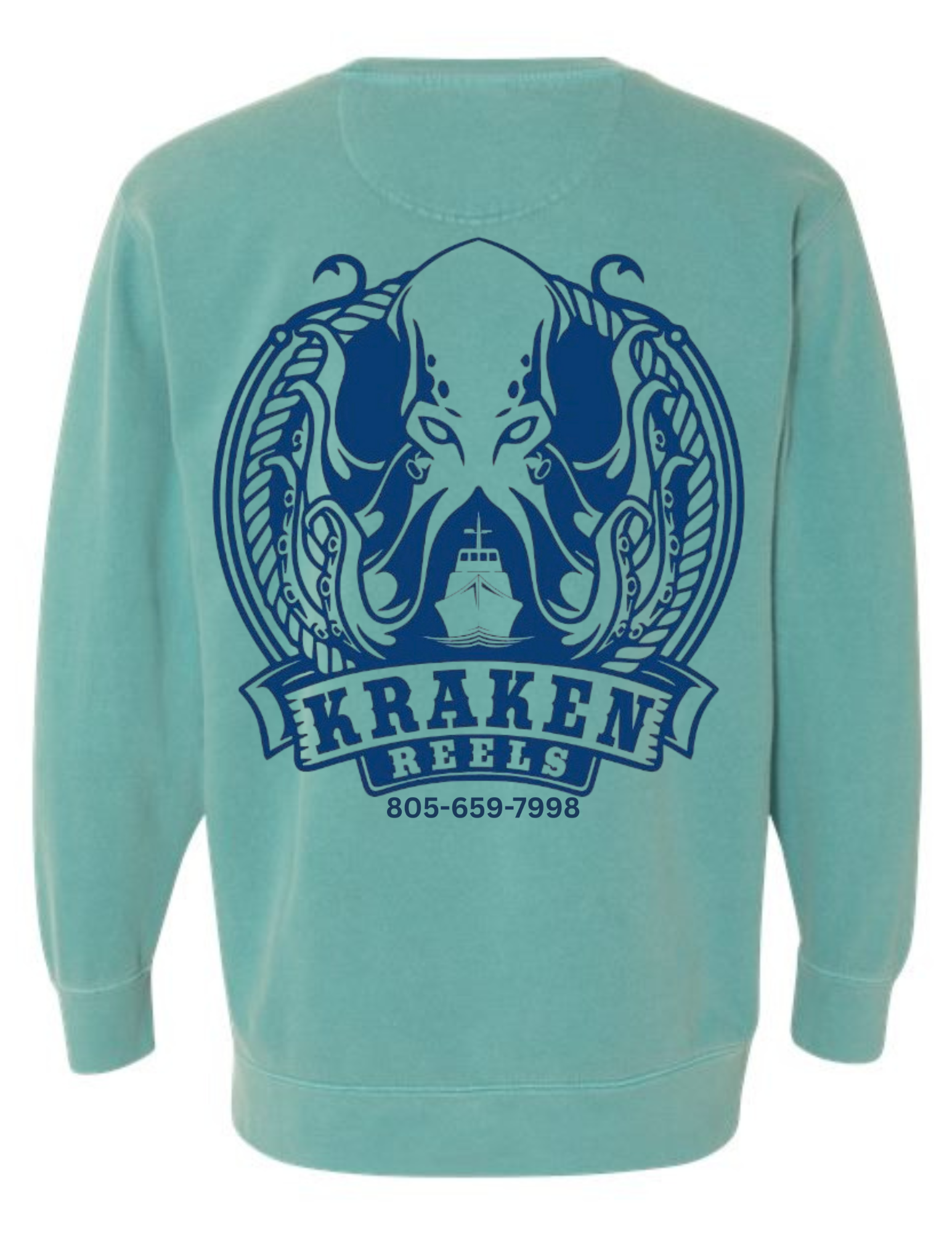 Kraken Reels Octopus Crewneck