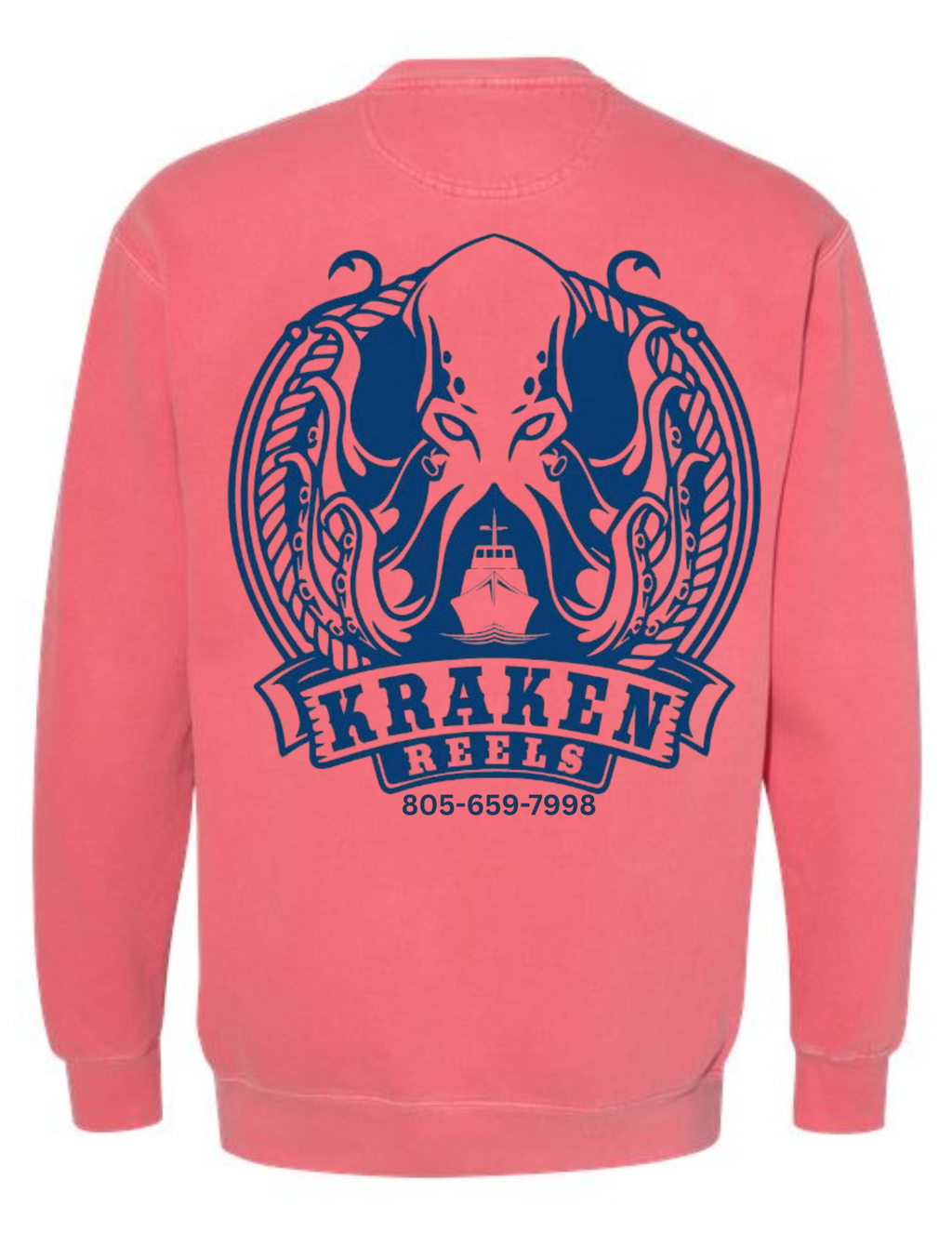 Kraken Reels Octopus Crewneck