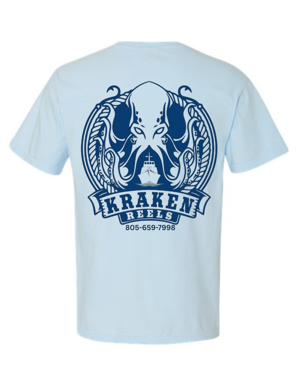 Kraken Reels Octopus Tee