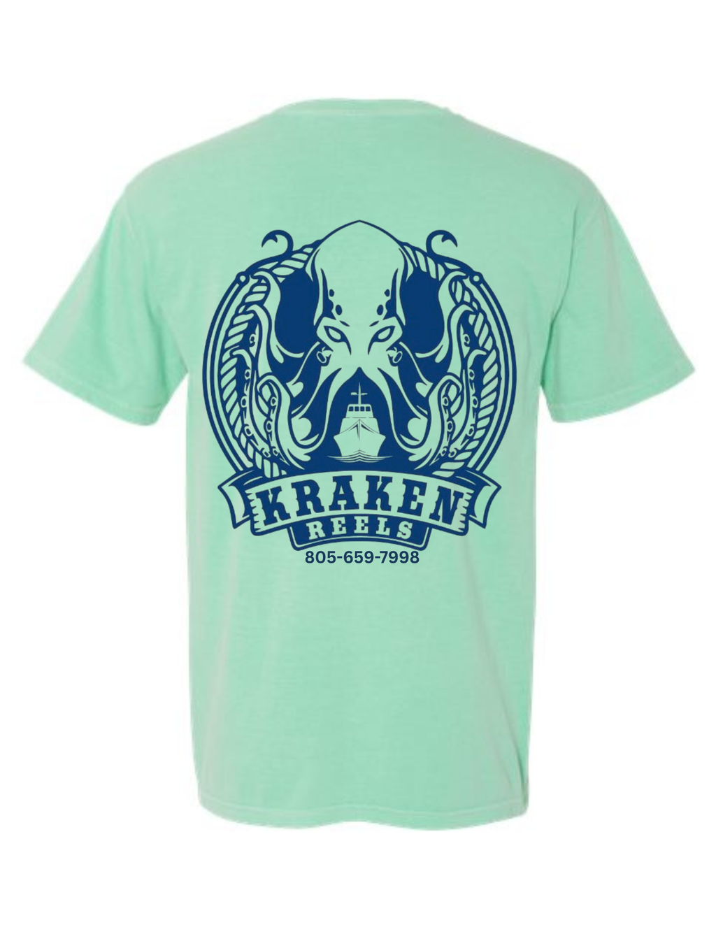 Kraken Reels Octopus Tee