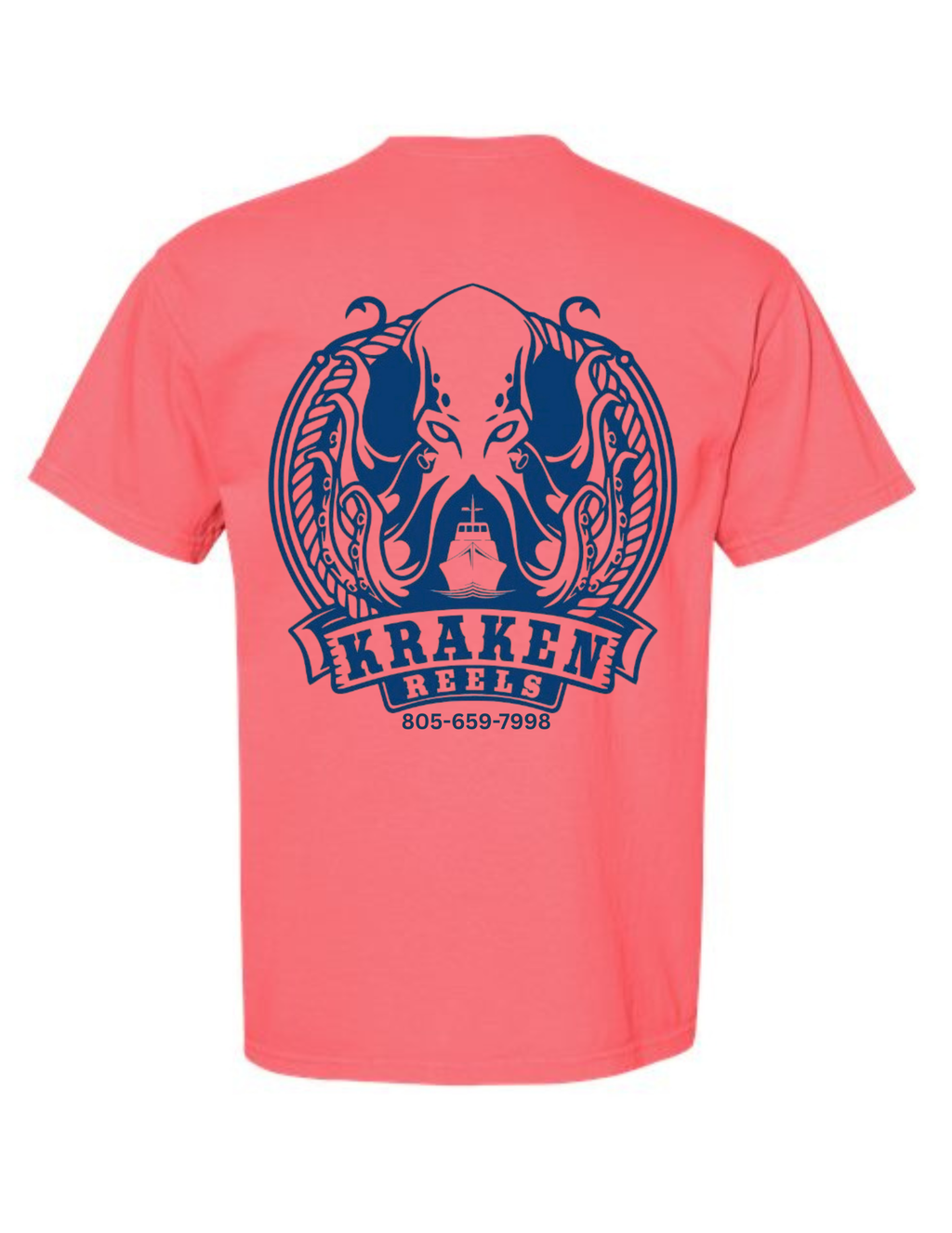 Kraken Reels Octopus Tee