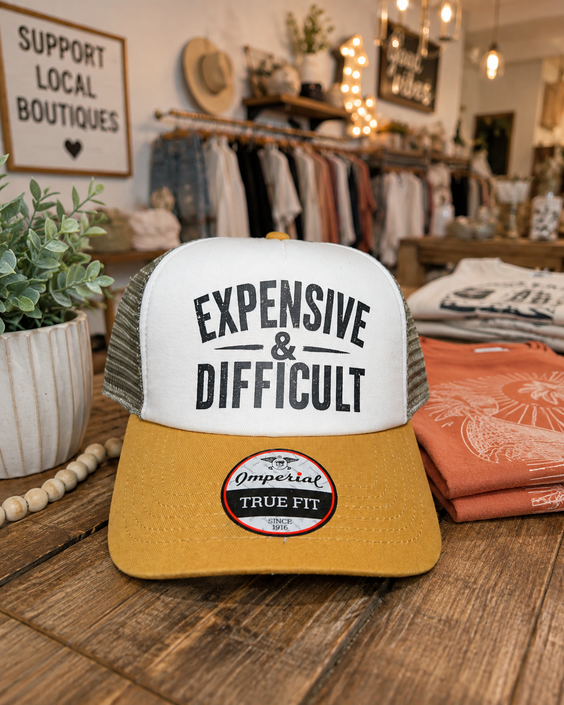 Expensive and Difficult Hat